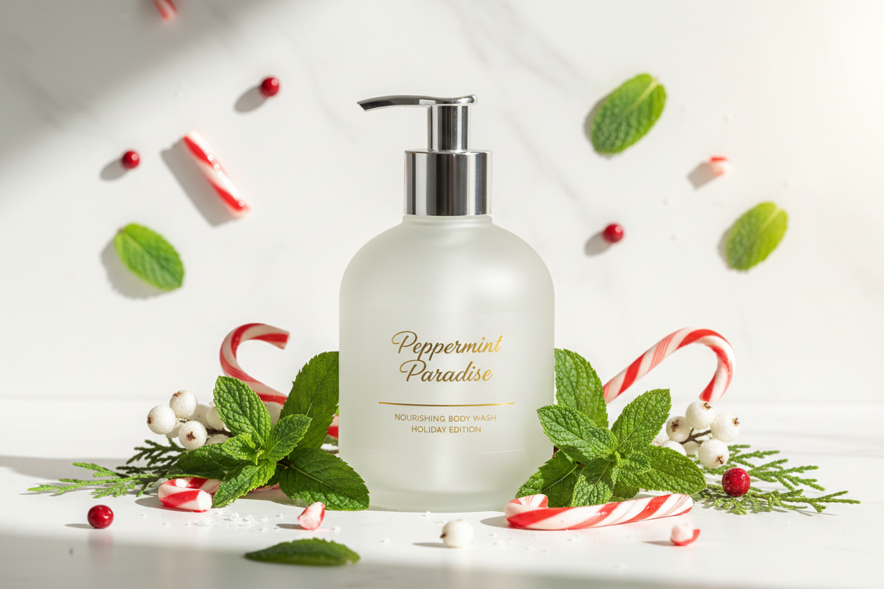 holiday peppermint paradise body wash