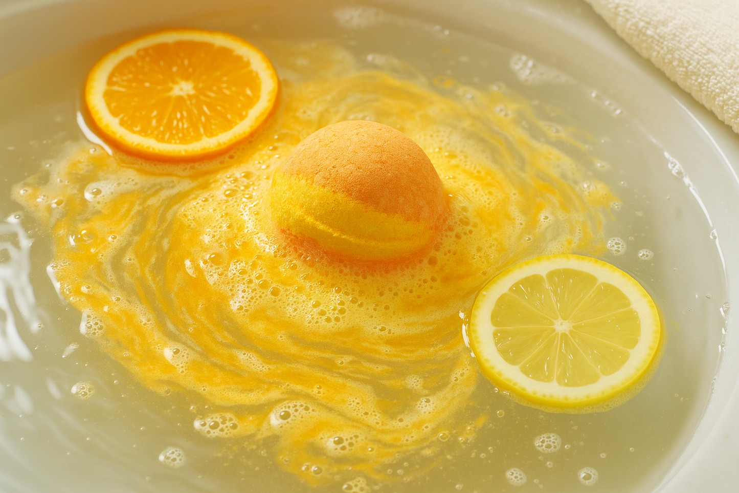 citrus bath bomb