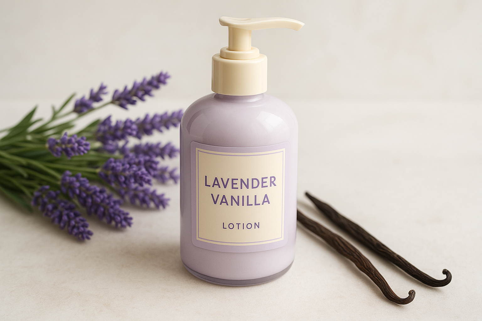 lavender and vanilla lotion