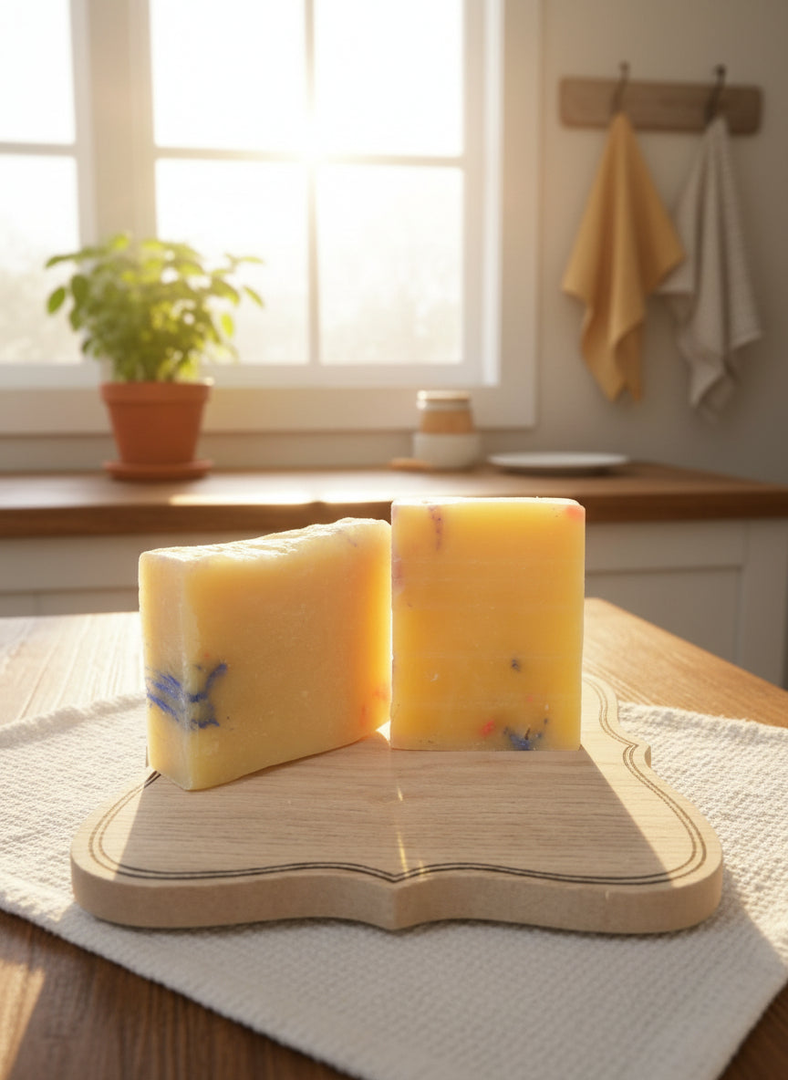 Lemon and Green Tea Soap